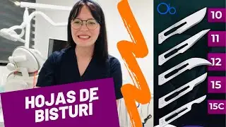 Tipos de hojas de bisturí y usos