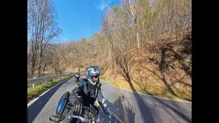 Wayah Rd Ride Video Nantahala Nat Forest December 27, 2025 Insta 360 X4 and Ace Pro 2