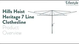 Hills Hoist Heritage 7 Line Clothesline Product Overview - Lifestyle Clothesline