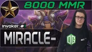 Dota 2 | OG Miracle- Invoker | 8000 MMR Quas Wex Invoker | Ranked Gameplay