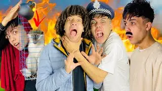 لما صحبك يجبلك قرد البيت وامك وابوك يقفشوك 😂😱🐒 | حموايهاب - شاور