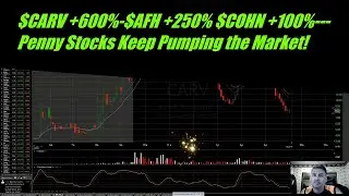 New Video-$CARV +600%-$AFH +250%-$COHN +100%---Penny Stocks Keep Pumping the Market!