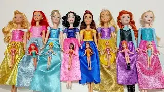 Disney Princess Doll Makeover ~ DIY Miniature Ideas for Barbie   Wig, Dress, Faceup, and More! DIY 