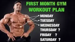 First Month Gym Workout Plan for Muscle Building Fat Loss Complete Beginners Guide