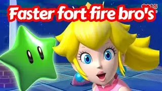 Super Mario 3D world: Faster fort fire bros, WORLD FLOWER-4