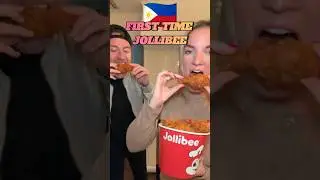 Иностранцы, состоящие в браке, впервые попробовали Jollibee 😋🇵🇭 #реакцияиностранцев #филиппины #ш...