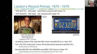 The Quest for the Largest Known Prime Number