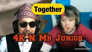 Mr Junior & 4K Gaming Nepal || Funniest Streamer || Mr Junior Viral