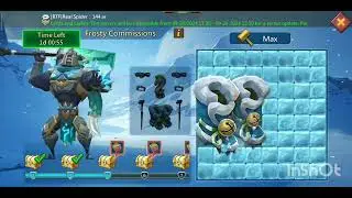 Frosty commission & Free migration scroll:-don't miss❤❤ || LORDS MOBILE ||