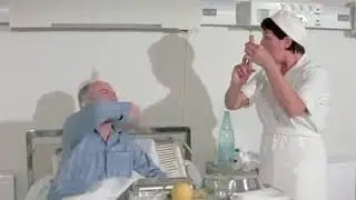 Very funny injection given by a Chinese Nurse