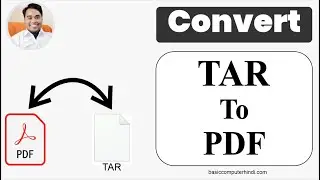 TAR To PDF | Convert TAR File To PDF File Online Free Tool