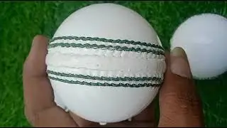 KC White Cricket Ball Acedmey Quality Hand Stitched