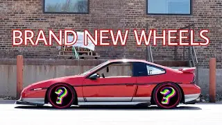 Putting NEW Wheels On My Pontiac Fiero