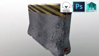 Maya 2016 full Game Prop workflow : Roadblock Part 1 of 2