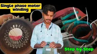 Moter winding Full video 🙋 Step by Step Motor Rewinding 