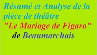 Analyse et Résumé de la pièce de théâtre 