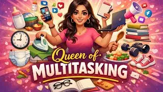 Queen 👸 of multitasking is live!