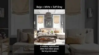 Timeless & Trendy Color Combinations for Stunning Interiors! 🎨 #shorts #viralshorts #interior