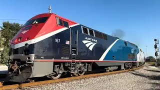 Amtrak Phase 7 P42DC 167 Leads P097-24 at Dennis Street