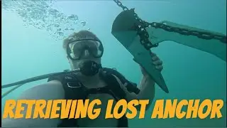 Scuba diving Monroe harbor to retrieve anchor 