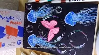 Review Acrylic marker hightune 20 ribuan