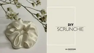 DIY Silk scrunchie | How to make a scrunchie at home | Two simple methods l Sewing tutorial