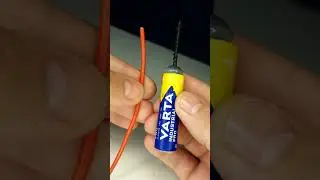 Light a Fire without a Lighter 🔥 Eternal Match from the Battery