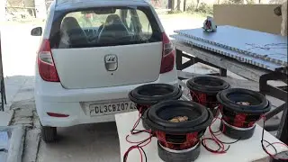🔊Демонстрация Crown Audio 🚗 Автомобиль (Hyundai i10) +918053480908