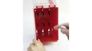 Hộp kh&oacute;a nh&oacute;m treo tường bằng nhựa LOCKEY LK31