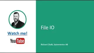 C# Basics - File IO