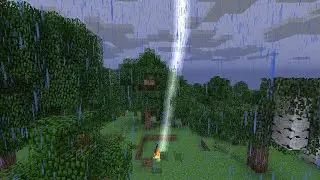 how to change the weather to thunder minecraft (bedrock edition)