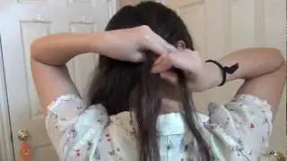Side Pony Tail with a Twist Hair Tutorial