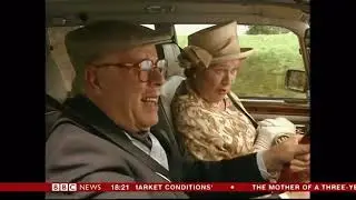 Clive Swift's death reported on BBC News (1st February 2019)