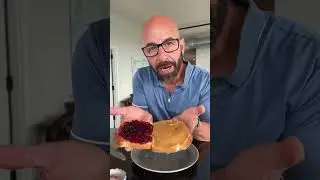 Is this the BEST way to make a PB&J? 🥜🍇