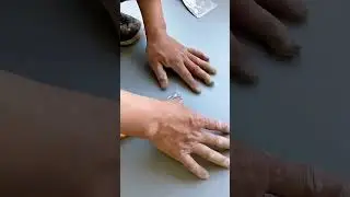 pvc flooring repair 😮 #repairing #mat #floor #diy #carpet #interiordesign #tiles #epoxy #commercial