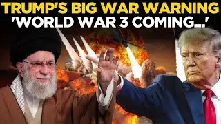 Donald Trump LIVE: Trump Drops Iran Bombshell | Middle East on High Alert | World War III | US News