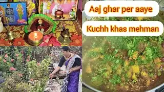 🌺 आज घर पर आए कुछ खास मेहमान 🌺मैं जोरो सोरा से लग गई  🌺 मेहमानों की स्वागत की तैयारी में🤗☺️❤