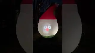 Inflatable &ldquo;Mr. Chill&rdquo; Animated Snowman W/ Speaker In Projector & Speaker