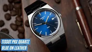 The Tissot PRX receives a long-awaited leather strap option
