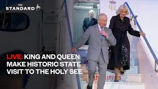 LIVE: King and Queen make historic State Visit to the Holy See