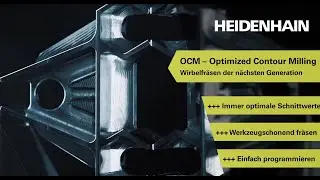 OCM live – 3-mal schneller fräsen mit den neuen Wirbelfräszyklen von HEIDENHAIN