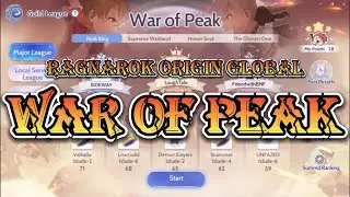 Ragnarok Origin War of Peak Fallen vs NinJa Secondary Battlefield High Priest POV