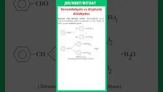 Reaction with dimethyl aniline | Benzaldehyde vs Aliphatic Aldehydes | jee | NEET