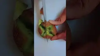 Kiwi Cutting ASMR | Fresh Green Kiwi Slicing Sounds | Relaxing Fruit Cutting #Kiwi #ASMR