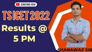 TS ICET result 5 PM today