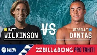 Matt Wilkinson vs. Wiggolly Dantas - Round Five, Heat 2 - Billabong Pro Tahiti 2017