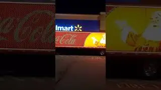little kids love Christmas light up Coca-Cola trucks. #automobile