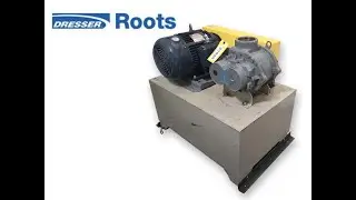 Used 15HP Roots 56 U-RAI-J Rotary Lobe Blower Package