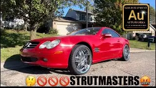 Strutmaster vs Silver&rsquo;s Neomax Coilovers 👉 2006 Mercedes SL500 R230 Conversion