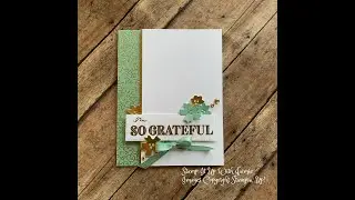 Stampin' Up! NEW Ornate Thanks Card Tutorial